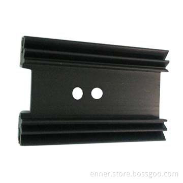 Anodized Black Extruded Aluminum Semiconductor Heat sink
